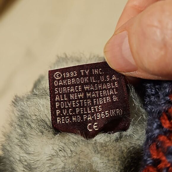 Attic treasure beanie baby, Fairbanks bear with tag. 3rd edition - Picture 4 of 6